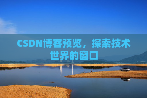 CSDN博客预览,探索技术世界的窗口
